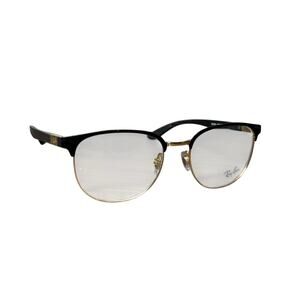 Ray Ban Eyeglasses Frames Men's 8422 2890 Black Gold Metal‎ 54-19-145